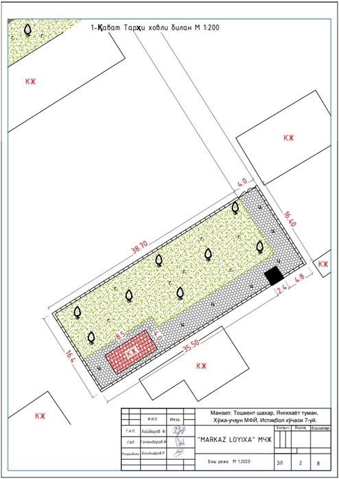 Toshkent shahrida yer sotiladi 6 sotix