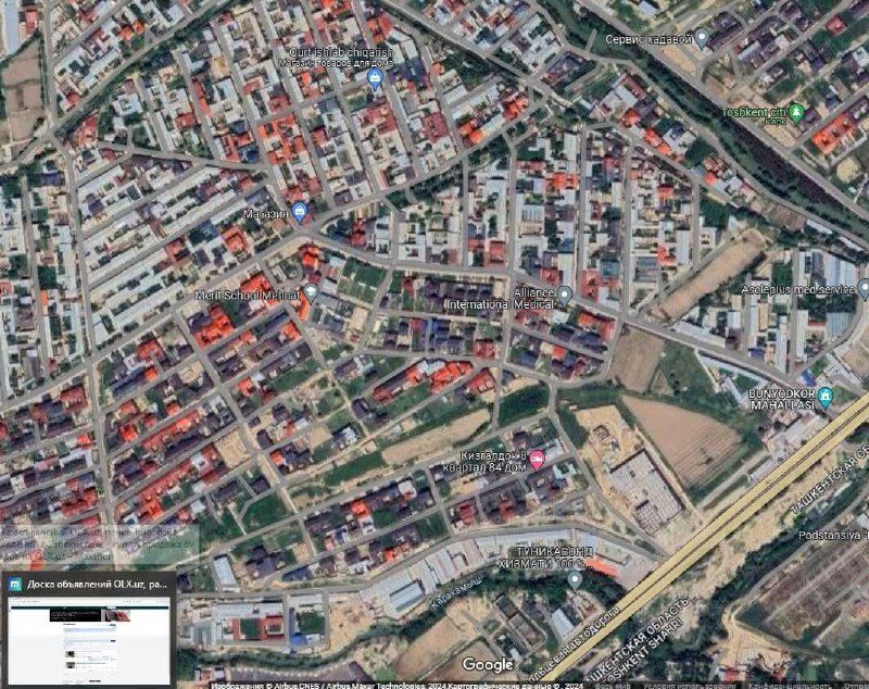 Yangi ToshMI orqasida 8 sotix yer sotiladi, 1 sotix narxi