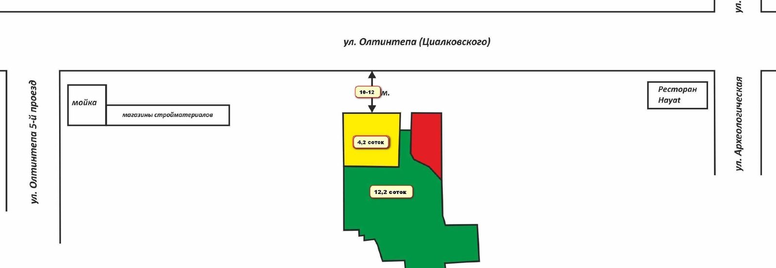 Qurilish uchun yer (uy) sotiladi
