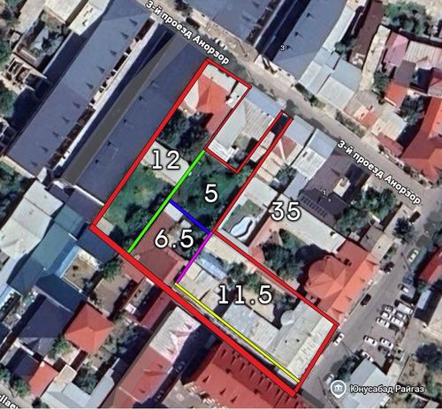 Yunusobod Anhorzor 35 sotix yer sotiladi