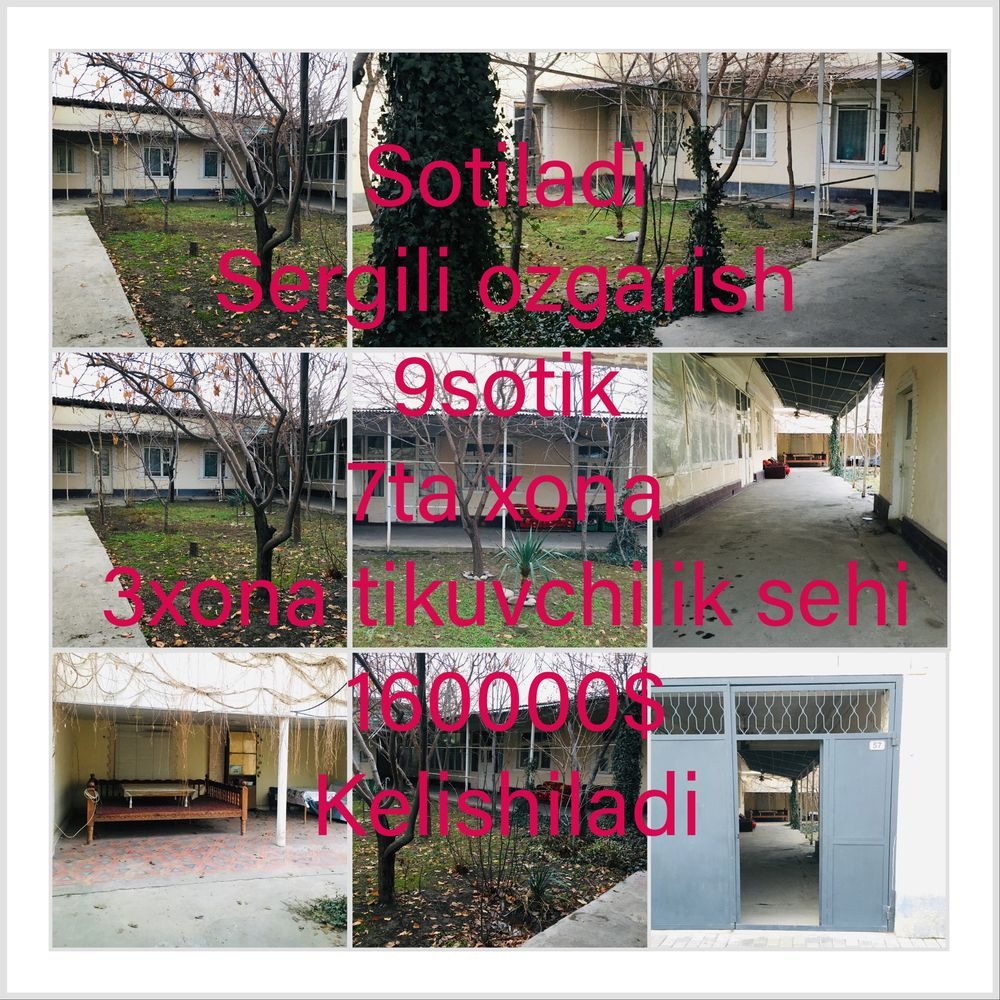 7-xonali uy, 9 m², Toshkent, Shayxontohur tumani, sotuvga