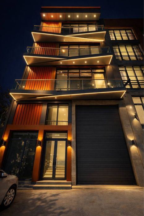 For sale: new 5-level building with elevator, turnkey, RAKAT