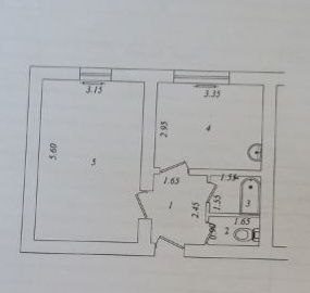 1-xonali kvartira, 35 m², Toshkent, Sergeli tumani, sotuvga
