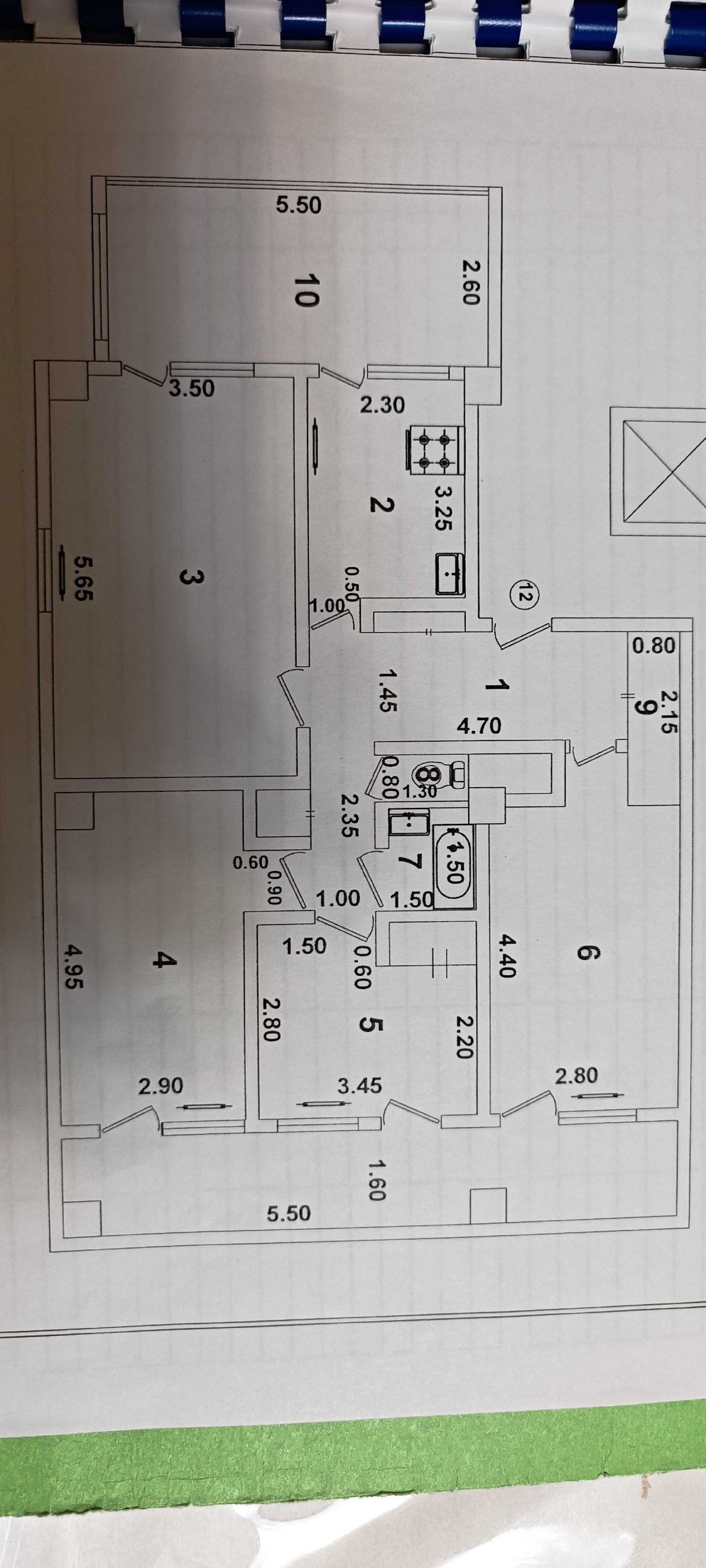 4-xonali kvartira, 92 m², Toshkent, Uchtepa tumani, sotuvga