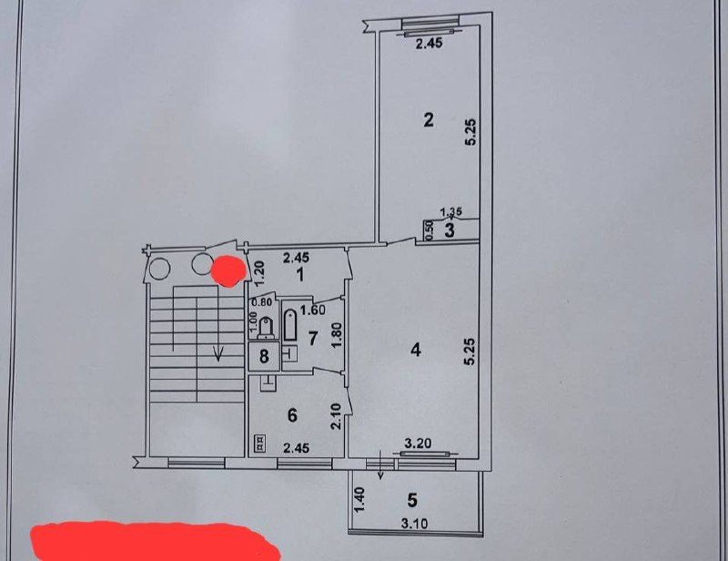 2-xonali kvartira, 48 m², Toshkent, Chilonzor tumani, sotuvga