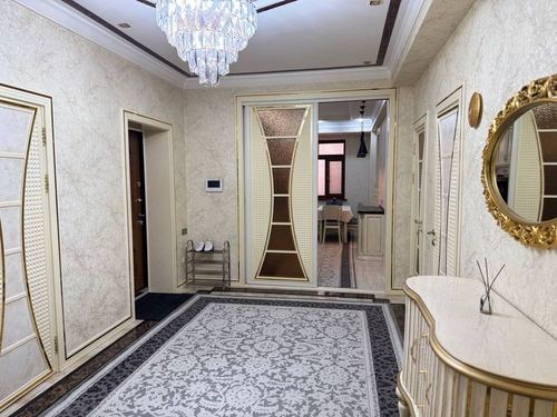 For rent: 4 rooms, 2/9 floor, BAURUM building, Sagbon mahalla, Olmazar district