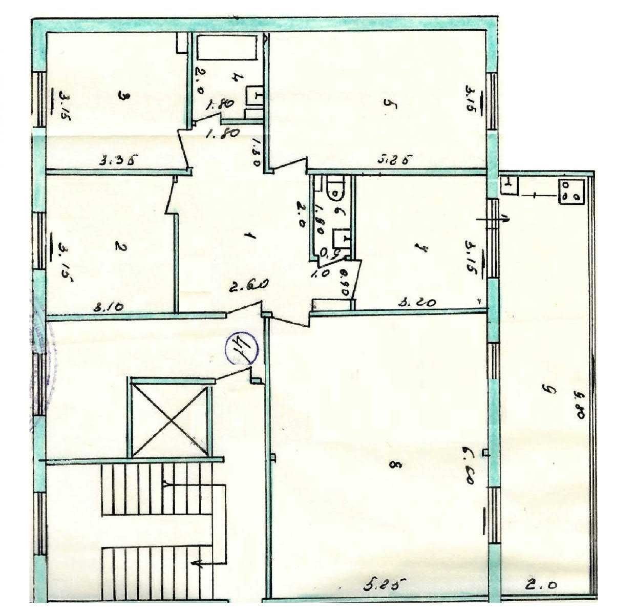 5-room apartment, 118 m², Tashkent, Yashnabad District, for sale