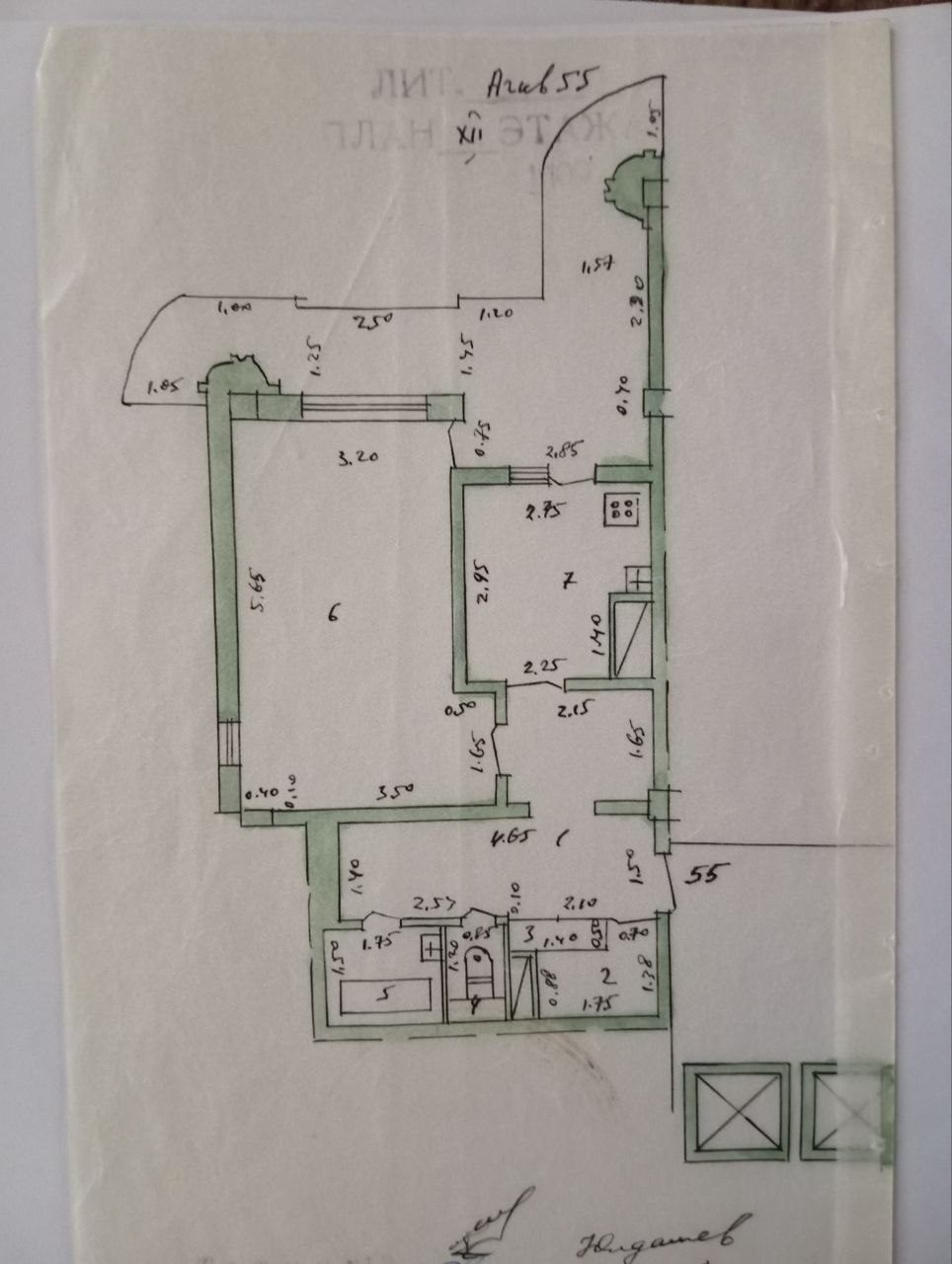 1-xonali kvartira, 61.07 m², Toshkent, Uchtepa tumani, sotuvga
