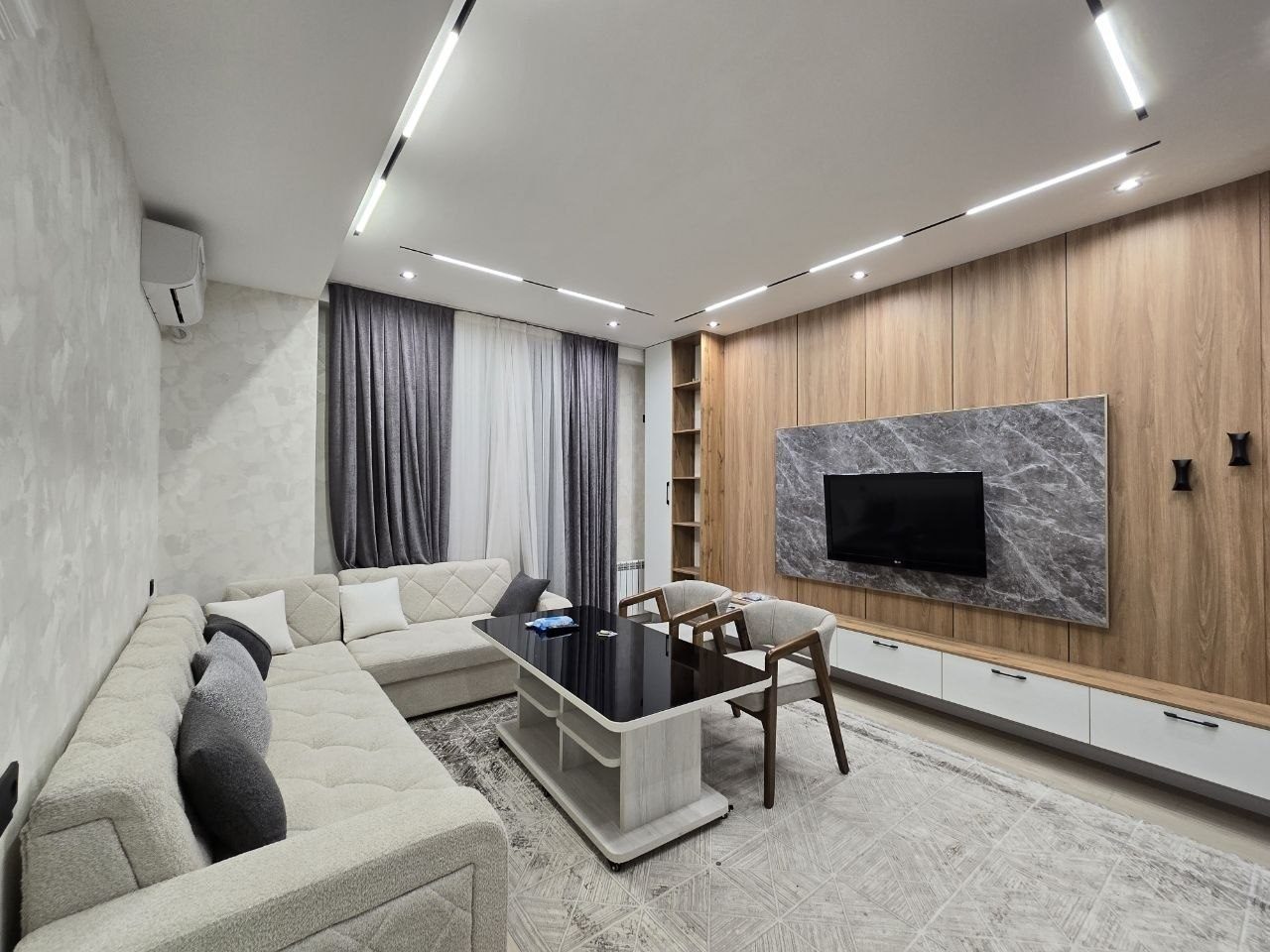 3-комнатная квартира, 70 м², Ташкент, Алмазарский район, в аренду
