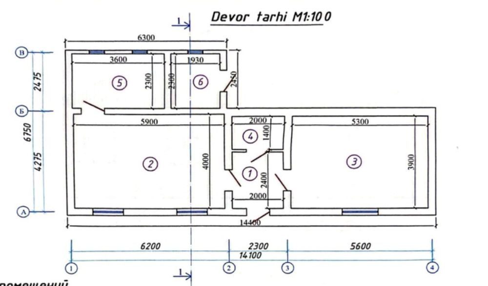 3-xonali uy, 50 m², Toshkent, Bektemir tumani, sotuvga