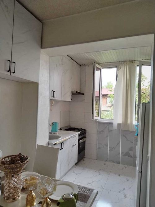 For sale KARA KAMISH, 2/4 floor, 2-room converted to 3-room, Euro-renovation