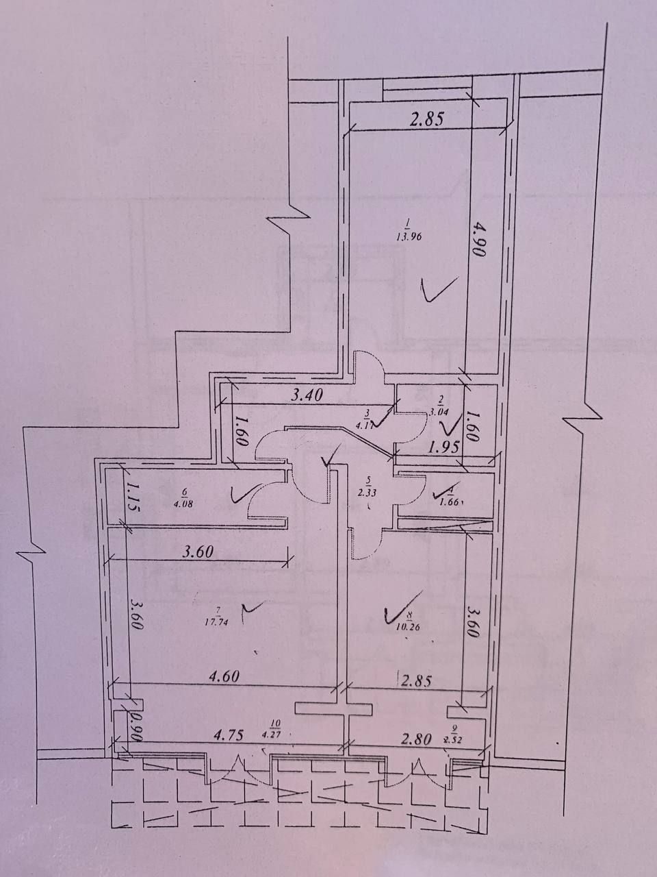 2-xonali kvartira, 60 m², Toshkent, Sergeli tumani, sotuvga