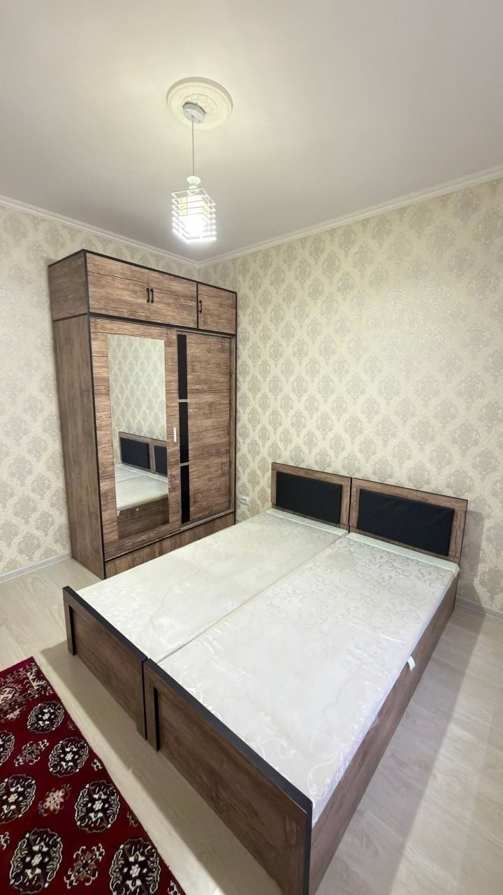 2-комнатная квартира, 55 м², Ташкент, Сергелийский район, в аренду