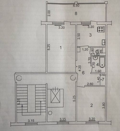 Qorasuv 6, 2-room apartment, urgent