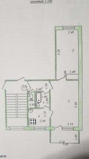 2-комнатная квартира, 48 м², Ташкент, Мирзо-Улугбекский район, на продажу