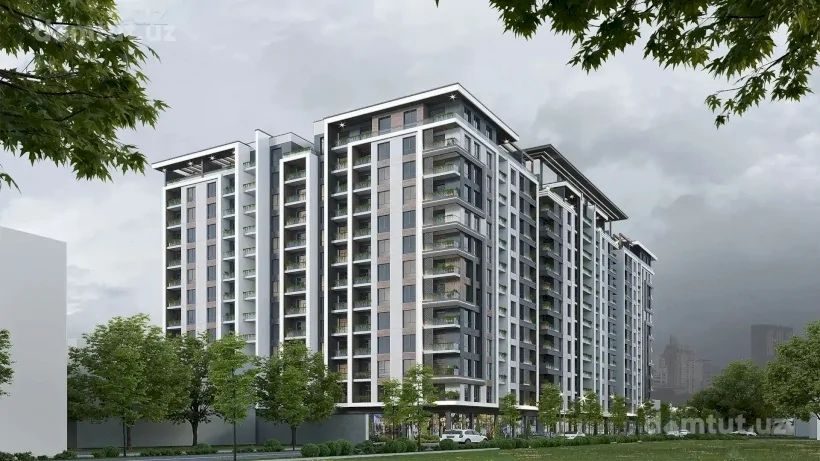 1-xonali kvartira, 52.6 m², Toshkent, Olmazor tumani, sotuvga