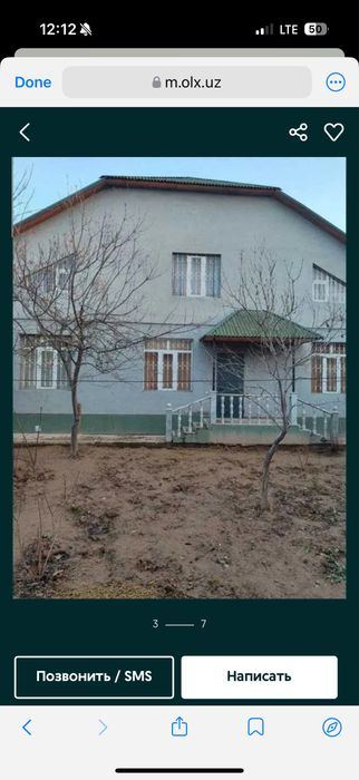 Yashnabad house, 2-story brick house, 4.5 sotok