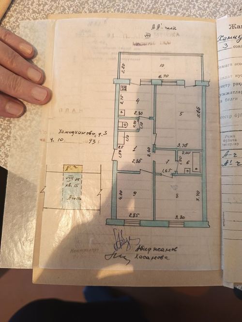 Apartment for sale, 8th floor