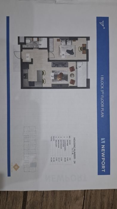 2-room apartment, 44 m², Tashkent, Yakkasaray District, for sale