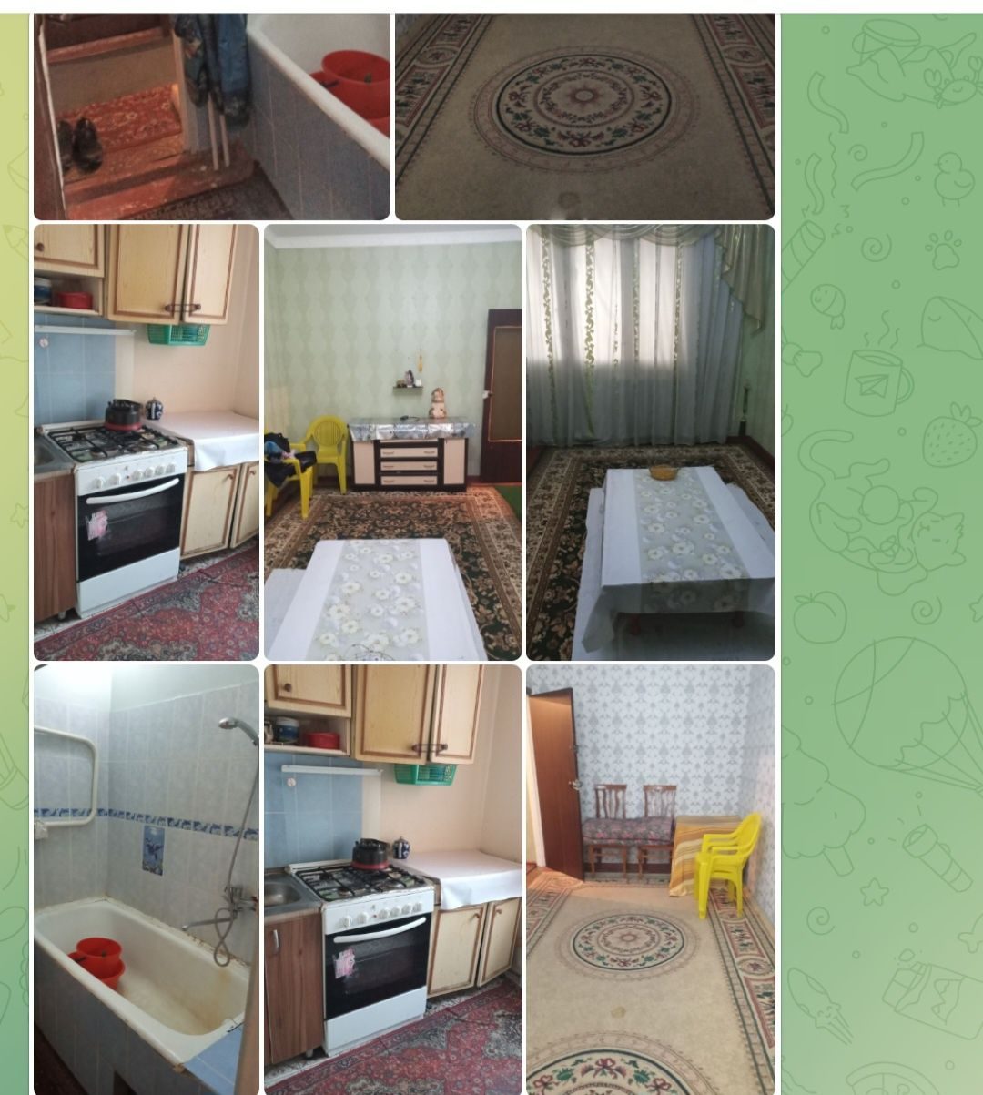 2-room apartment, 65 m², Tashkent, Chilanzar District, for rent
