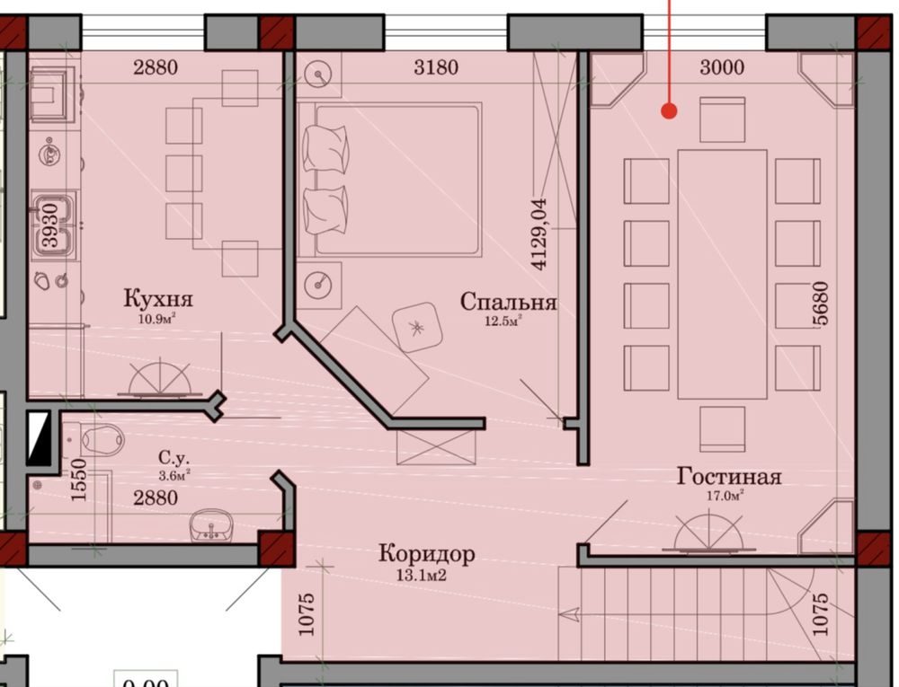 5-room apartment, 117 m², Tashkent, Uchtepa District, for sale