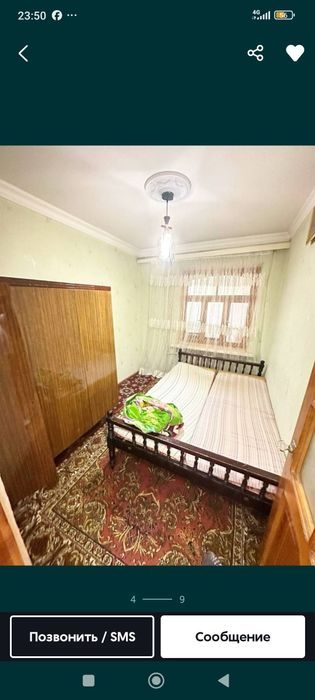 1-комнатная квартира, 55 м², Ташкент, Чиланзарский район, в аренду
