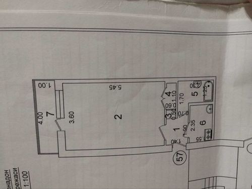 1 room apartment for sale, gallery type, Almazar, near a'lo tuykhona