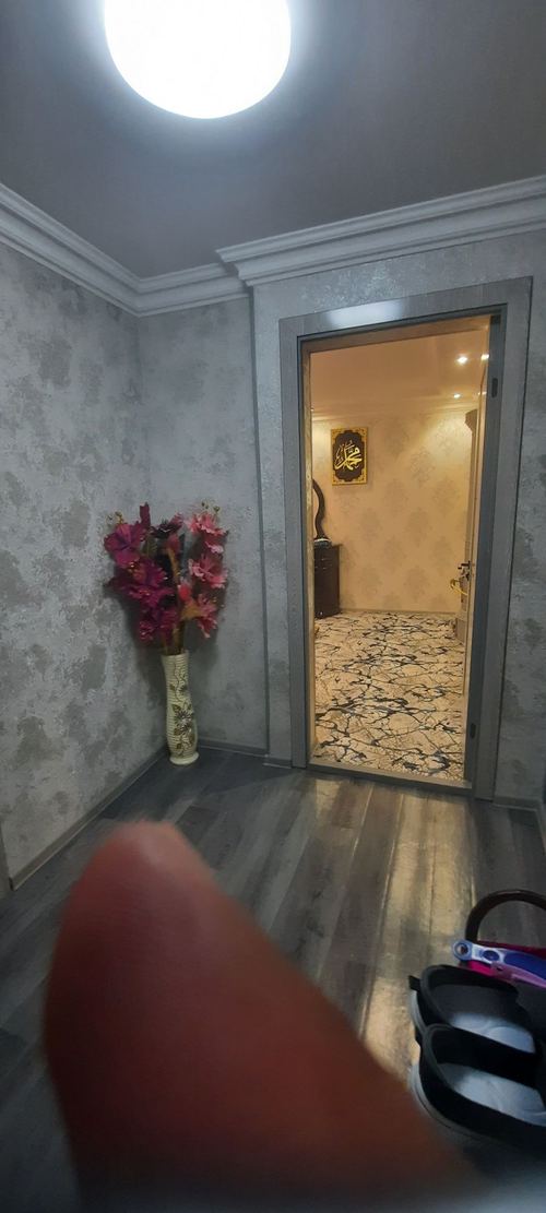 2-story brick house, 2nd floor, 3 rooms converted to 4