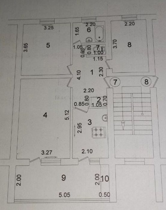 3-xonali kvartira, 65.93 m², Toshkent, Sergeli tumani, sotuvga