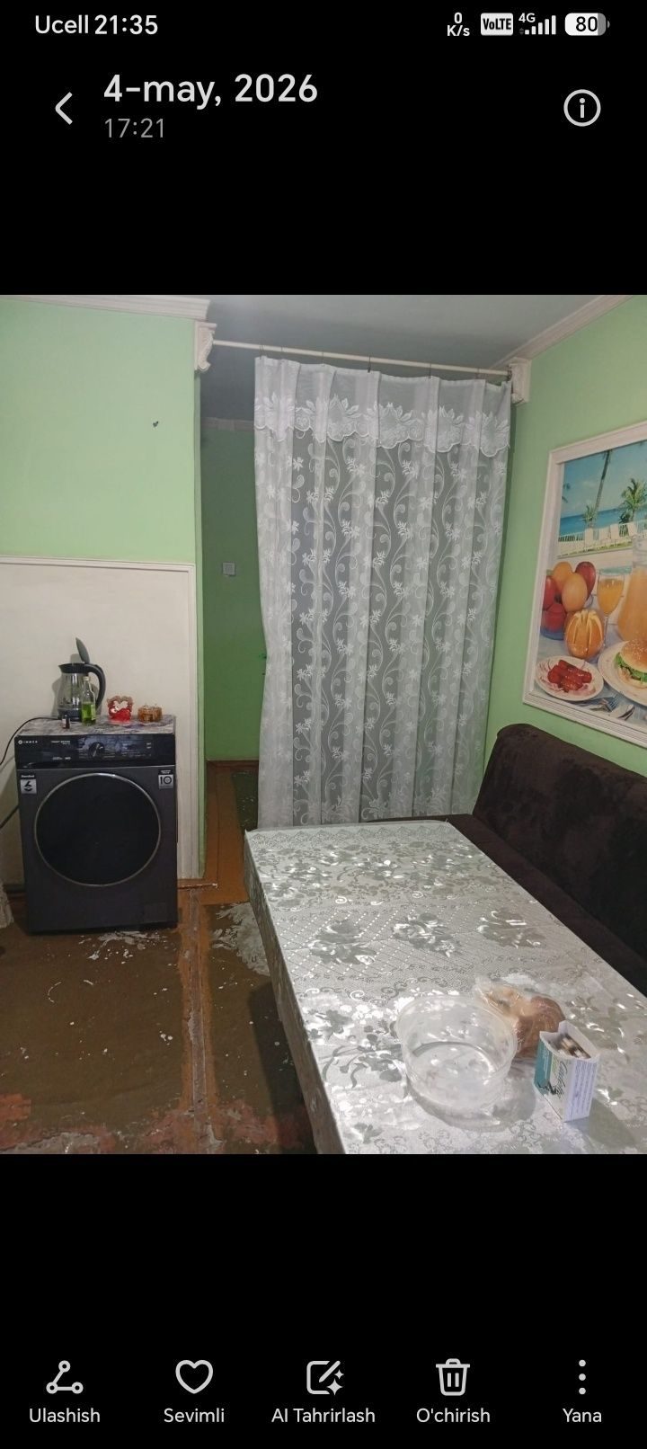 1-комнатная квартира, 34 м², на продажу