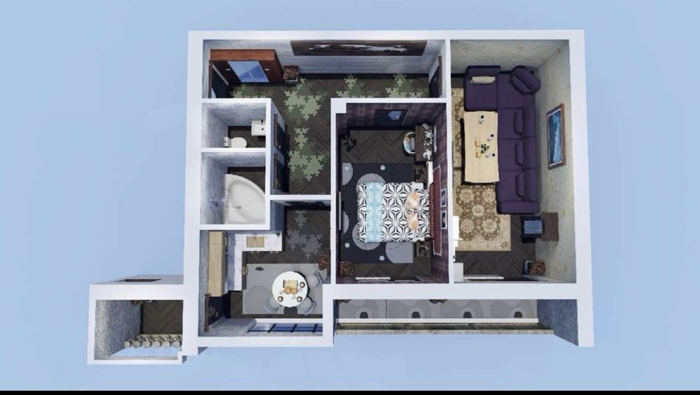 2-xonali kvartira, 66.1 m², Navoiy, sotuvga