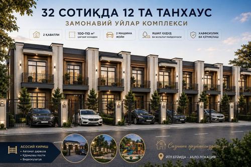 Навбахорда янги танхаус лойихаси!