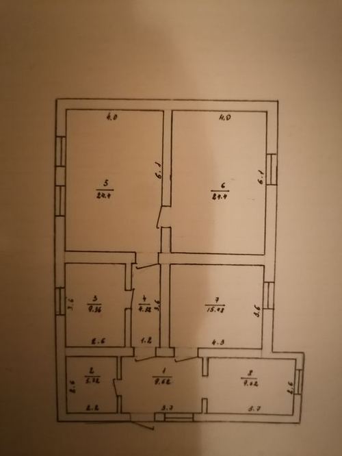 4-комнатный коттедж, 100 м²