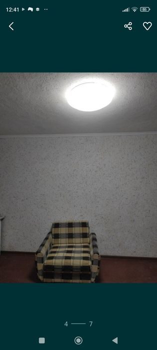 3-комнатная квартира, 54 м², Фергана, в аренду