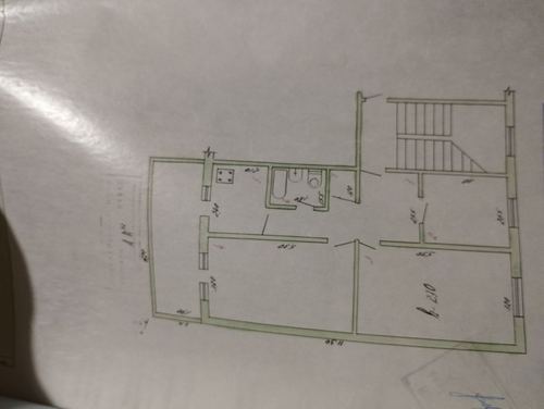 3-xonali kvartira, 70 m²