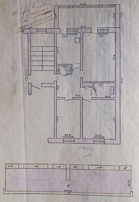 3-xonali kvartira, 95 m²