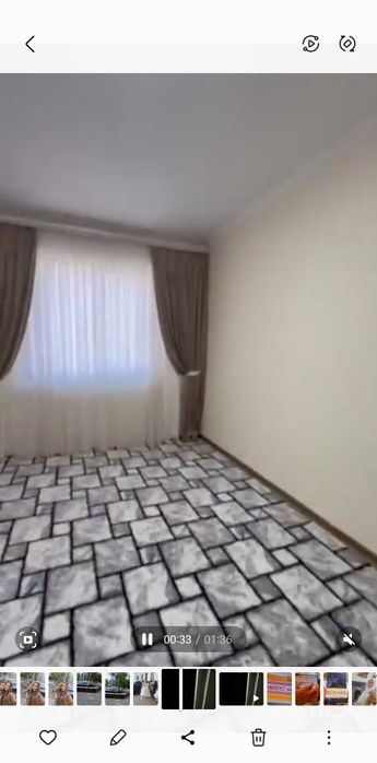2-xonali kvartira, 60 m²