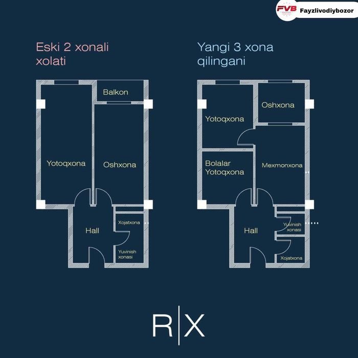 1-room apartment, 48 m², Andijan, for sale