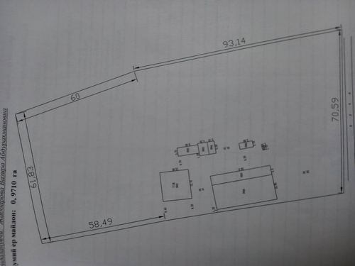 5-xonali uy, 9700 m²