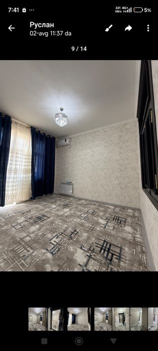 2-xonali kvartira, 45 m², Qarshi, ijaraga