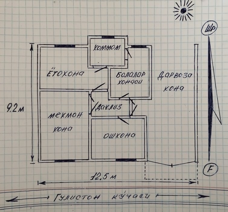 4-room house, 400 m², Сырдарья, for sale