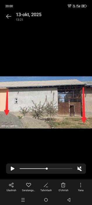 2-комнатная часть дома, 500 м²