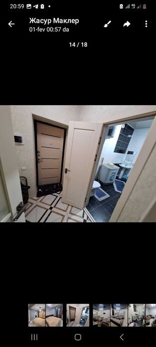 3-комнатная квартира, 75 м², Джизак, в аренду