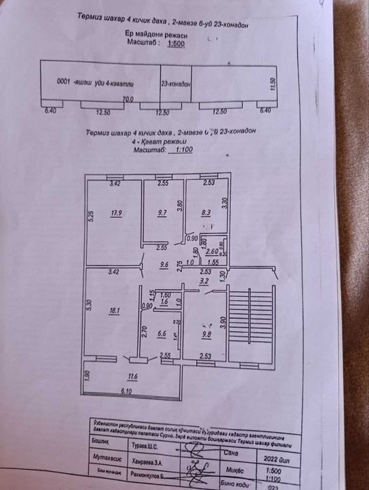 5-room apartment, 100 m², Termez, for sale