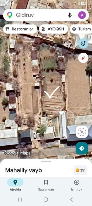 12 sotixli yer uchastkasi sotiladi 3 xona uyi bilan