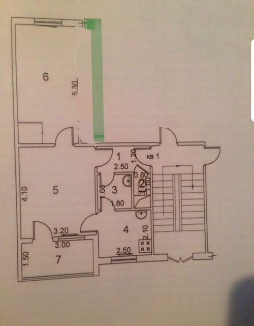 2-room apartment, 46 m²