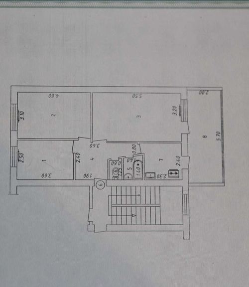 3-room apartment, 70 m²