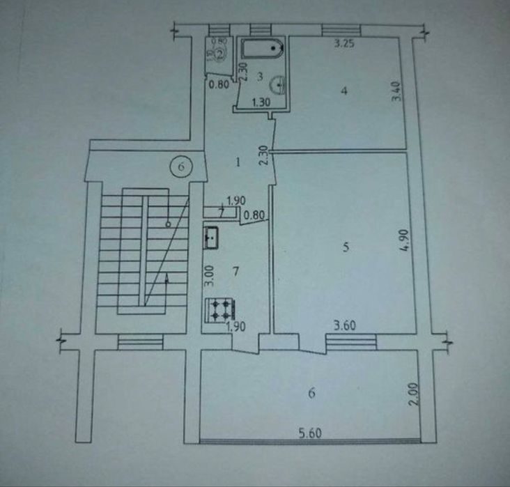 2-room apartment, 64 m², Tashkent, Mirzo Ulugbek District, for sale