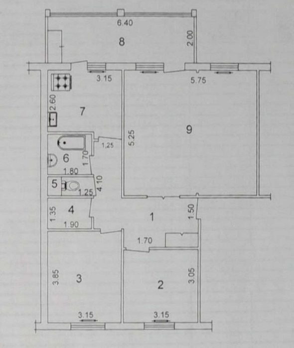 4-room apartment, 92 m², Tashkent, Mirzo Ulugbek District, for sale