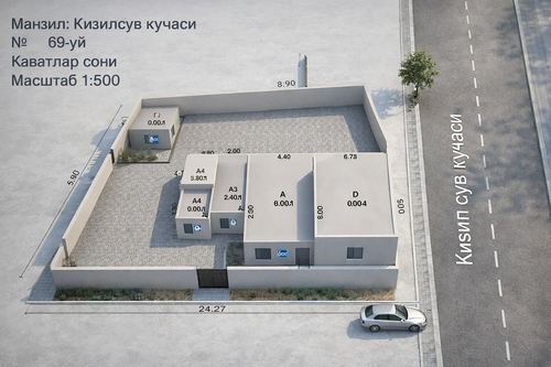 3-xonali uy, 312 m²